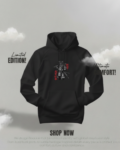 Japanese Samurai Graphic Hoodie | Limited Edition Oversized Streetwear | Zortax