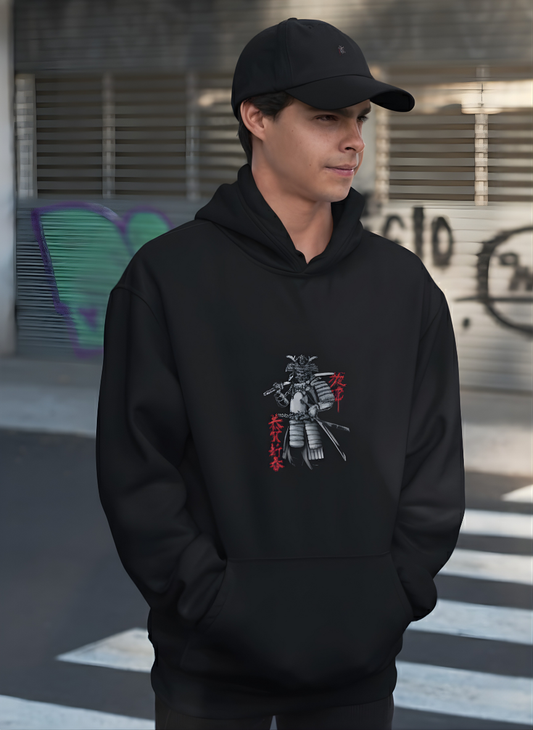 Japanese Samurai Graphic Hoodie | Limited Edition Oversized Streetwear | Zortax