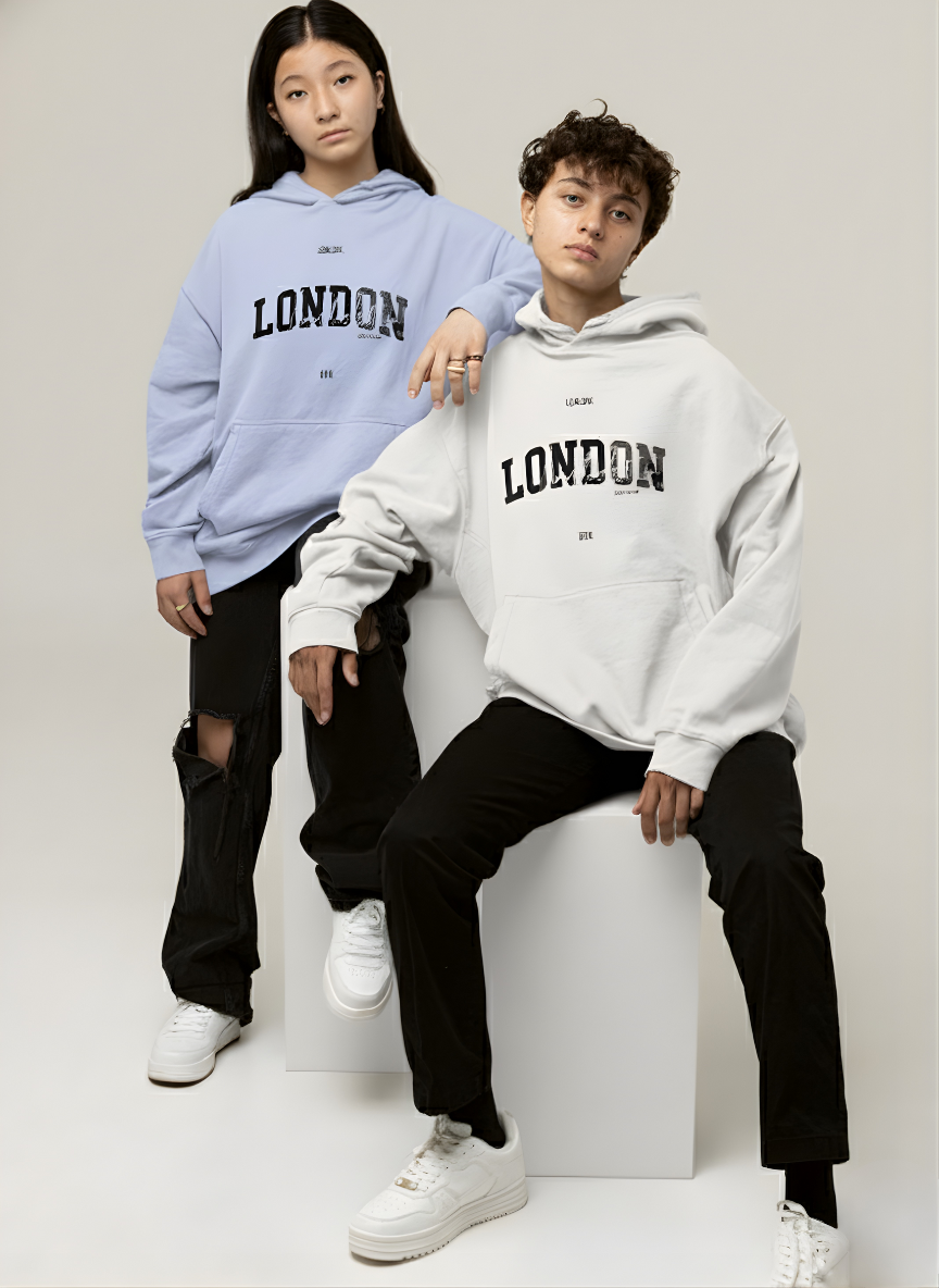 Oversized Hoodie | Unisex Heavy Cotton Streetwear | Zortax