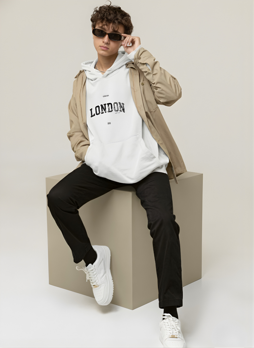 Oversized Hoodie | Unisex Heavy Cotton Streetwear | Zortax